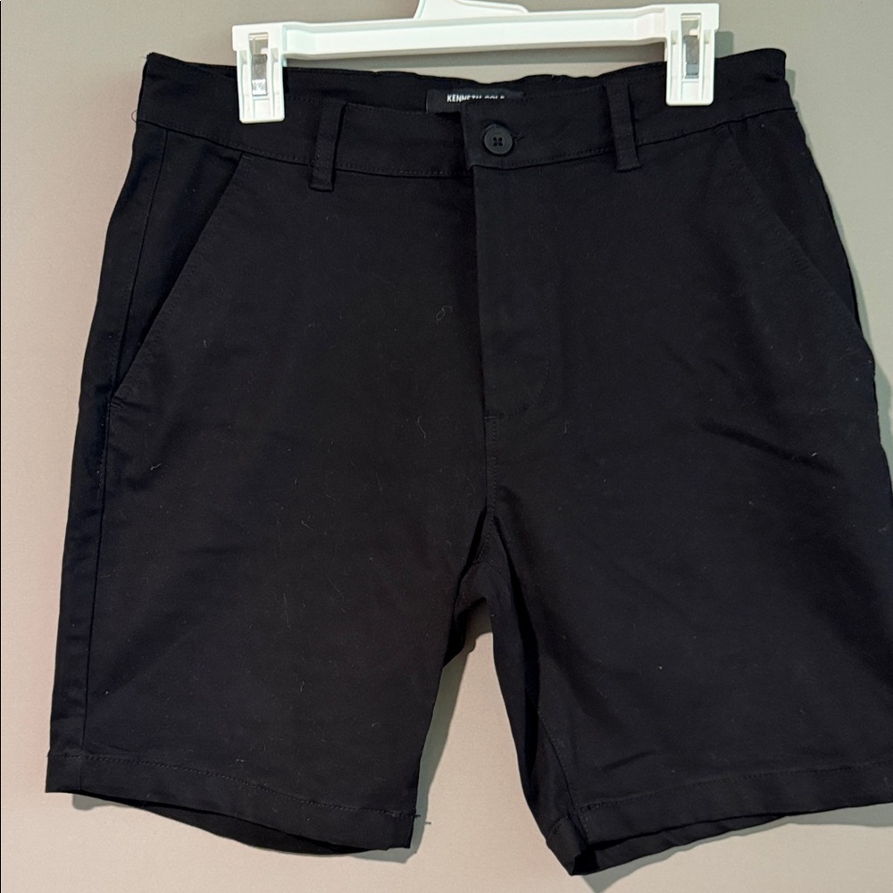 Kenneth Cole Black Slim Fit Shorts Size 30